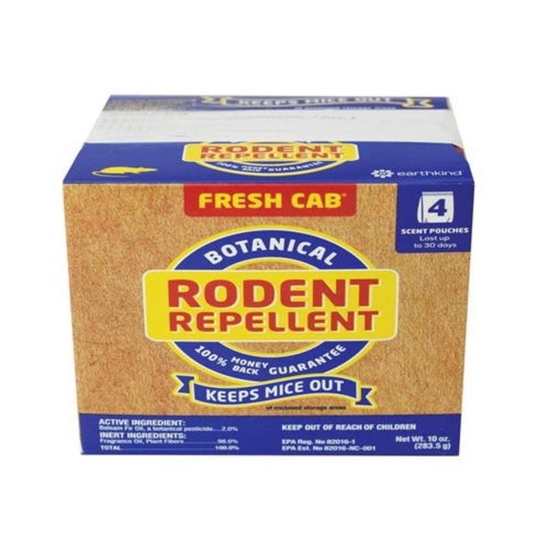 Fresh Cab Botanical Rodent Repellent 1 Box 4 Pouches