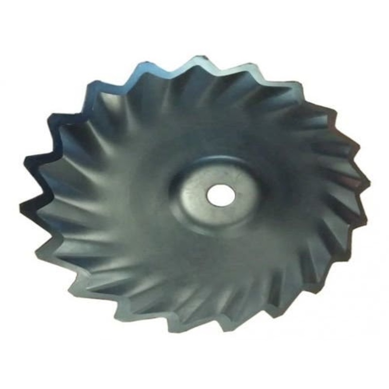 Samurai Edge Turbo Blade 20" 1-1/2" Round Axle Raised Flat Center Right Hand fits Universal Tillage Disc Blades fits Case IH 87630572 47654438