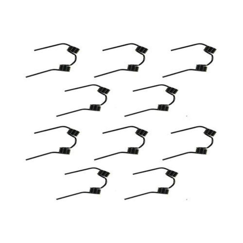 Rake Tooth - Spring Type 10 Pack fits New Idea 404 400341 fits Farmhand F-76 2117RH L2117R fits Case IH 491478R1 96FH2