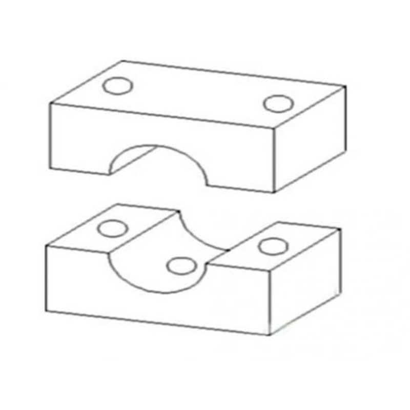 Block Assembly - Shoe Crank fits John Deere 4400 4420 6600 6601 6602 6622 7700 7701 7720 7721 8820 4400 AH17997 AH15397