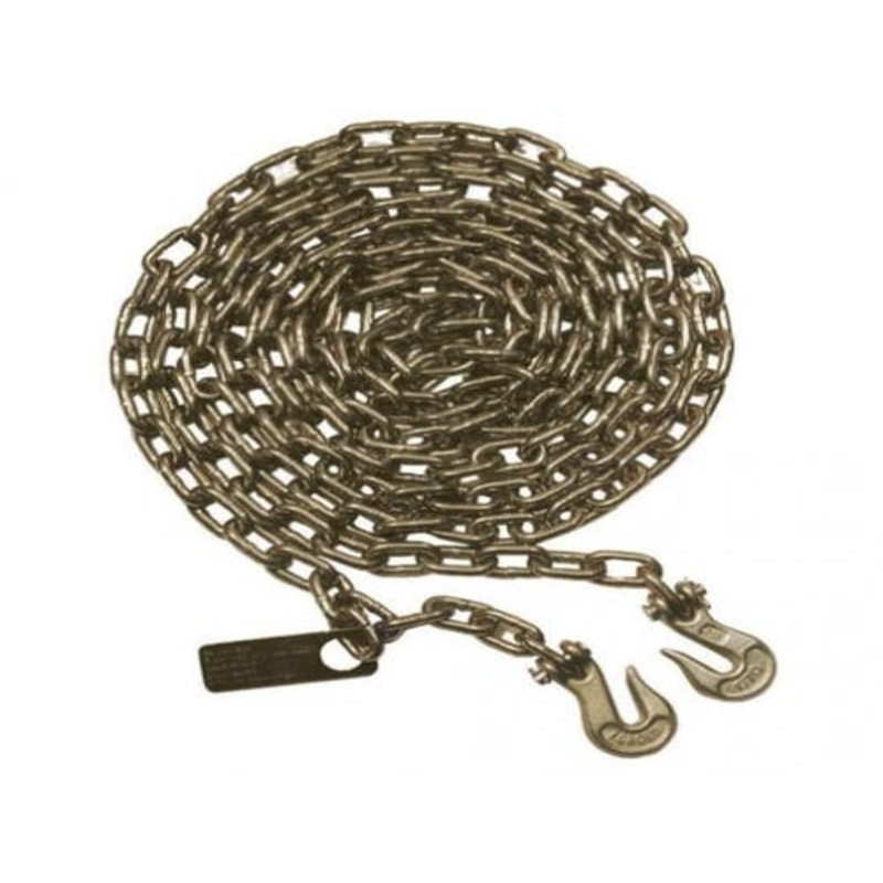 Chain Assembly with ID Tag Grade 70 5/16" x 20 Feet fits Trailer & Towing Chains & Binders