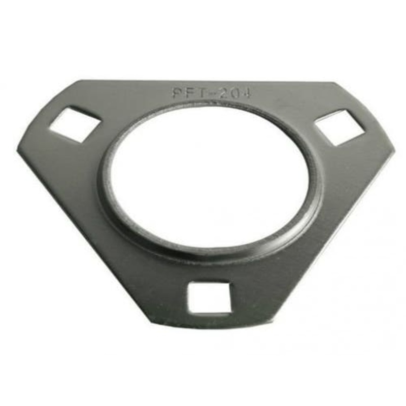 Bearing Flange 3 Bolt Triangle 1-1/8" - 1-1/4" Standard fits Agricultural Bearings Bearing Flanges
