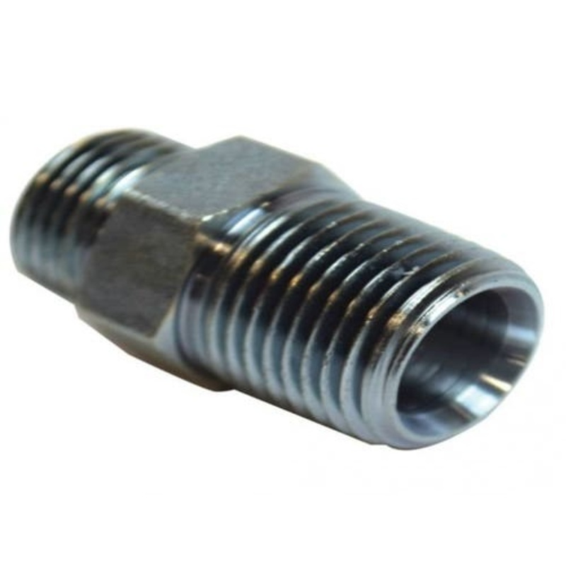 Brennan 6401-08-08 Hydraulic Fitting-Straight Thread to Pipe Male O-Ring 3/416 Male PipeThread
