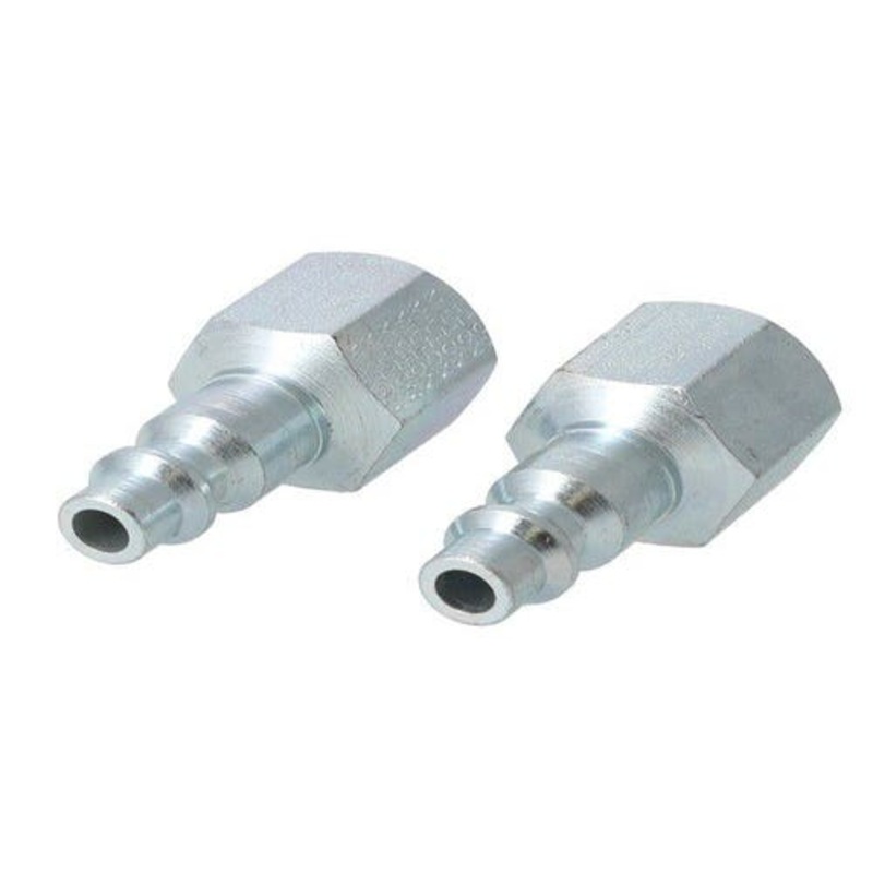 Milton Air Tool Plug - Female M-Style 3/8" FNTP 2pk fits Tools Air Compressor Accessories
