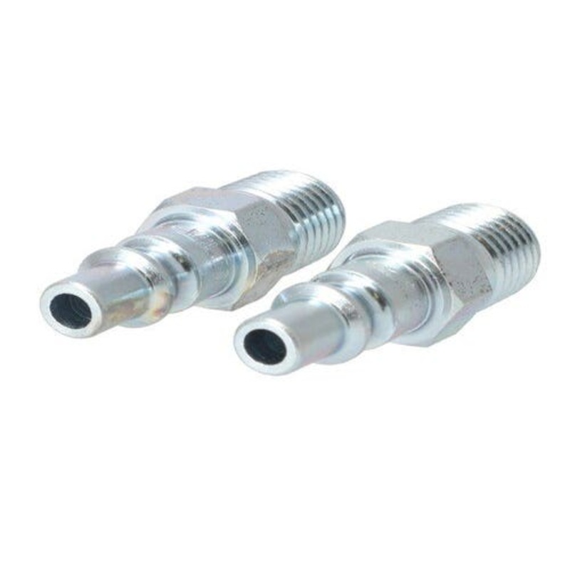 Milton Air Tool Plug - Male A-Style 1/4" MNTP 2-pk fits Tools Air Compressor Accessories fits John Deere BRTY24896