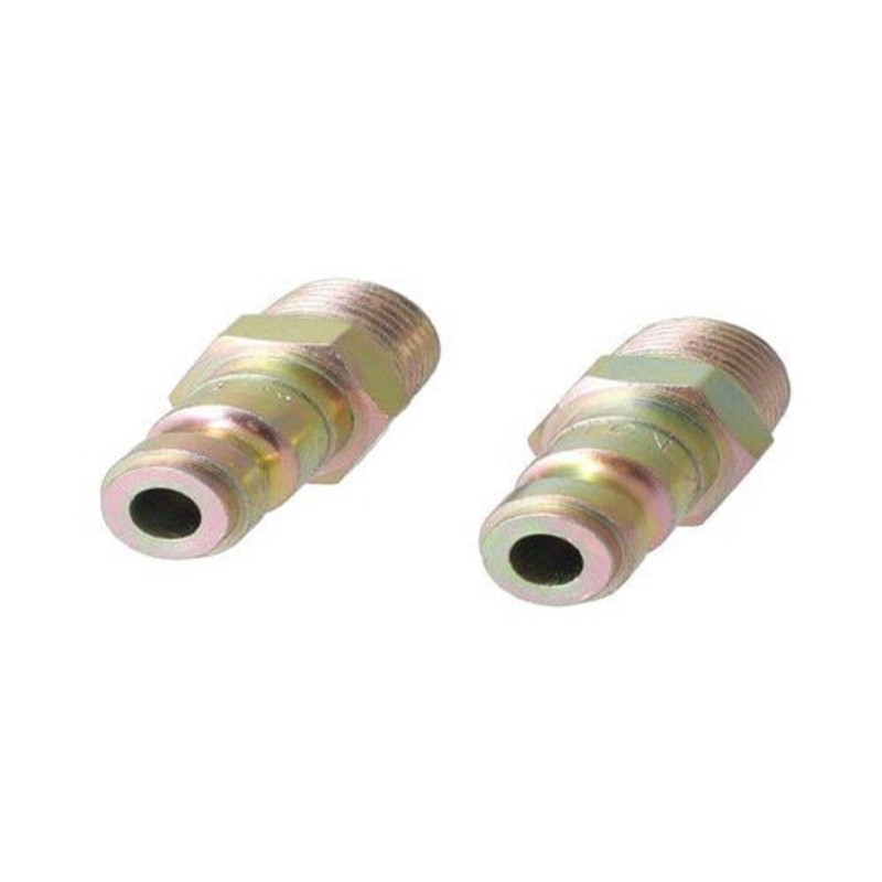 Milton Air Tool Plug - Male T-Style 1/4" MNTP 2-pk fits Tools Air Compressor Accessories fits John Deere BRTY24890