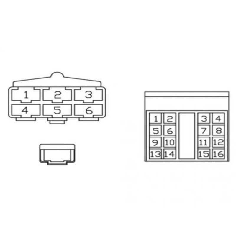 Radio Wiring Harness fits New Holland TG210 TG215 TG230 TG245 TG255 TG275 TG285 TG305 TM115 TM120 TM125 TM130 TM135 TM140 TM150 TM165 fits Case IH