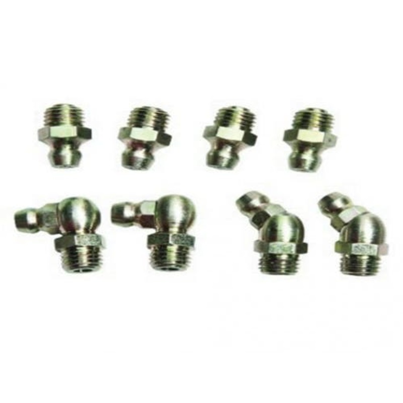 Grease Fittings- 8 pc. Asst. (Metric) 8 mm x 1 [LX-3307 (4) LX-3309 (2) LX-3311 (2)]