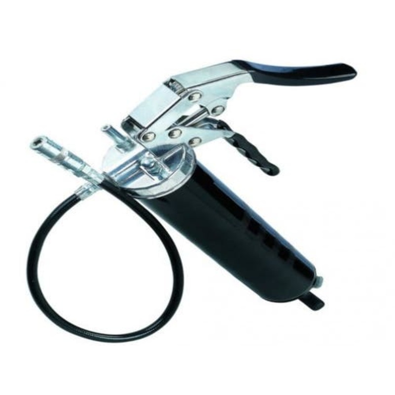Grease Gun- Heavy-duty Deluxe Pistol with 18" Flex Hose fits Tools Grease Guns & Oilers