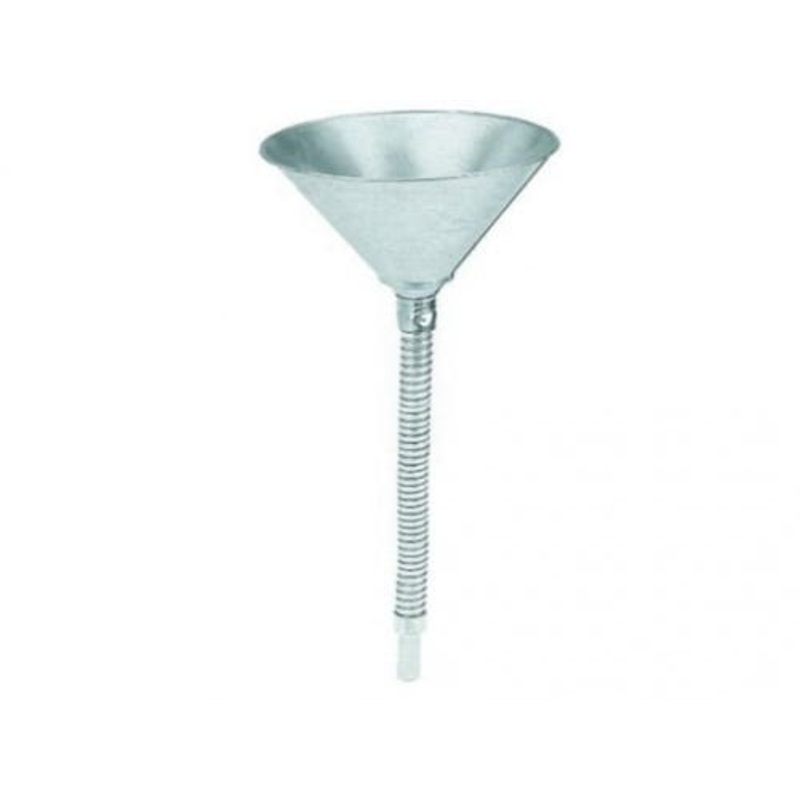 Metal Funnel with 12" Flexible Spout fits Tools Funnels & Measuring Cans