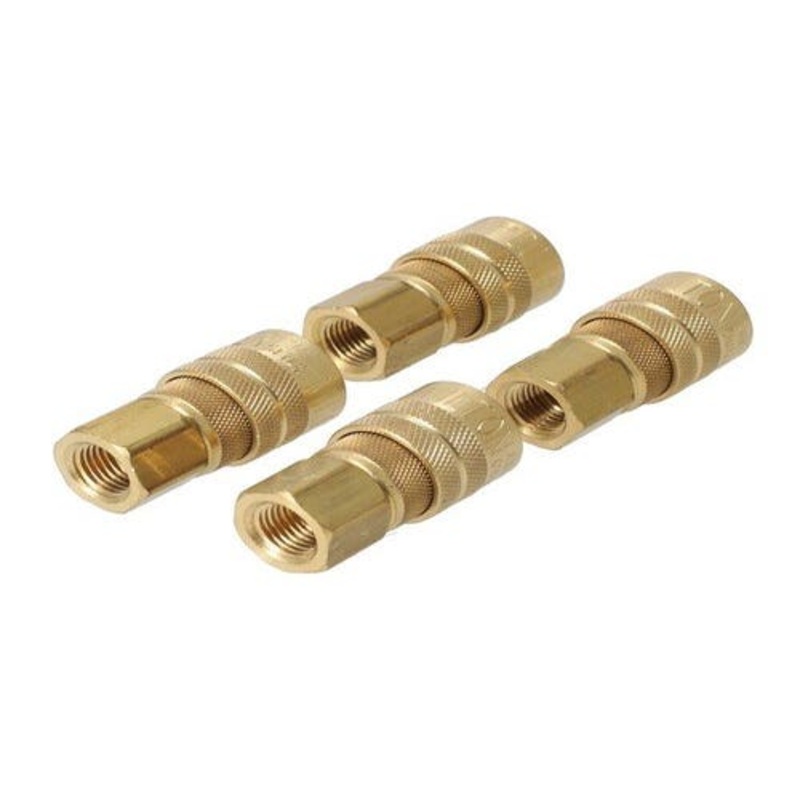 Milton Air Tool Coupler  Female Body M-Style 1/4" FNTP 4-pack fits Tools Air Compressor Accessories