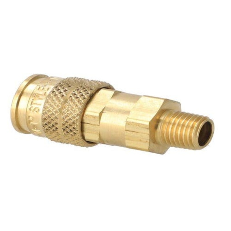 Milton Air Tool Coupler  Male Body 3-Way "A M & T" Style,1/4" MNTP fits Tools Air Compressor Accessories
