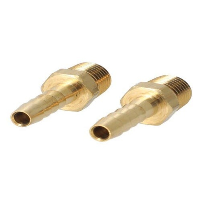 Milton Air Tool End Fitting - 1/4" ID Hose 1/4" MNTP 2-pk fits Tools Air Compressor Accessories