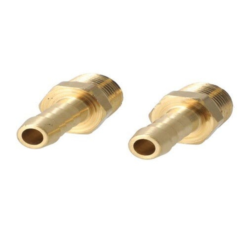 Milton Air Tool End Fitting - 3/8" ID Hose 3/8" MNTP 2-pk fits Tools Air Compressor Accessories