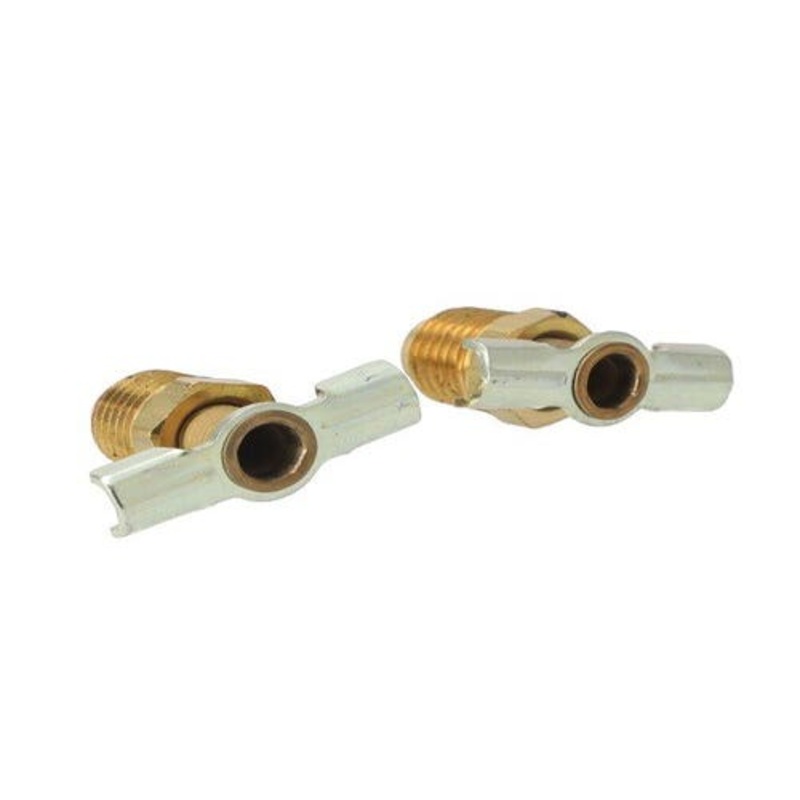 Milton Air Tool Fitting - Compression Tank Drain Cock 1/4" NPY 2-pk fits Tools Air Compressor Accessories