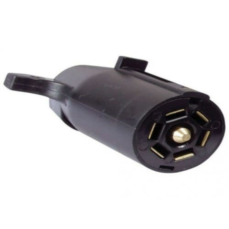 Trailer End Plastic Connector 7-Pole RV fits Trailer & Towing Trailer Adapters & Connectors