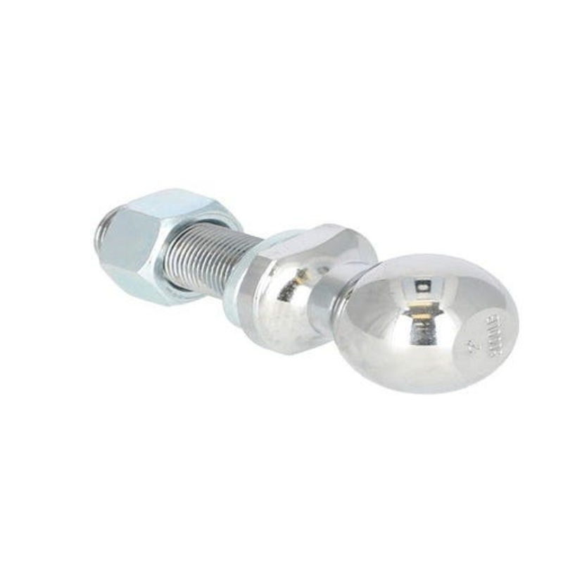 Trailer Hitch Ball 2" Chrome Plated - 5,000 lb. GTW fits Trailer & Towing Trailer Hitch Balls