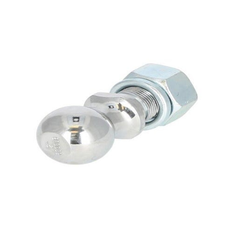 Trailer Hitch Ball 2" Chrome Plated - 6,000 lb. GTW fits Trailer & Towing Trailer Hitch Balls