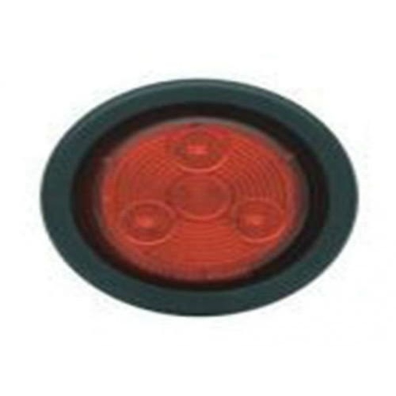 Trailer LED Clearance and Marker Light Red 2" Round fits Trailer & Towing Trailer Lighting