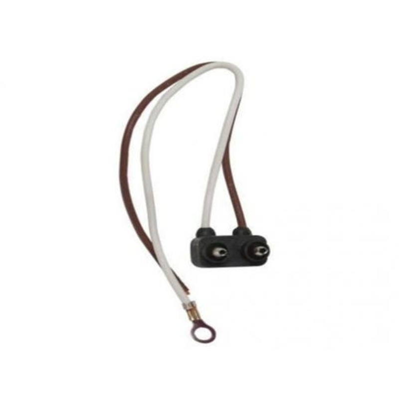 Trailer Light Connector 2-Prong fits Trailer & Towing Trailer Wiring