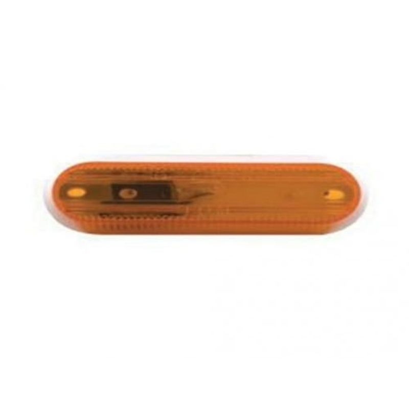 Trailer Marker and Clearance Light Amber Oval 3-1/2" x 1-1/8" x 1-1/16" fits Trailer & Towing Trailer Lighting