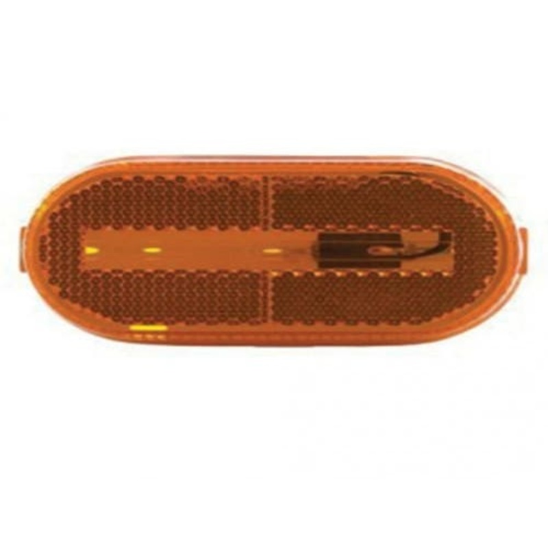 Trailer Single Bulb Amber Marker and Clearnance Light 4-1/8" x 2" fits Trailer & Towing Trailer Lighting