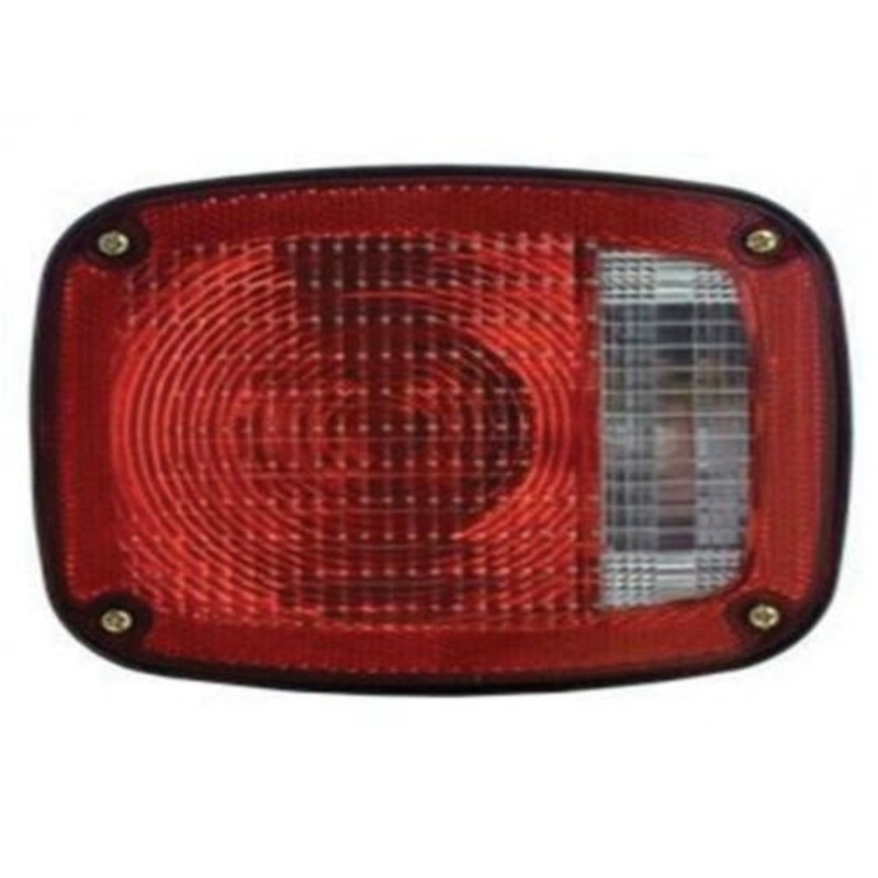 Trailer Tail Light Red w/Turn Brake and Reverse Indicator 6-3/4" x 6-1/4" fits Trailer & Towing Trailer Lighting