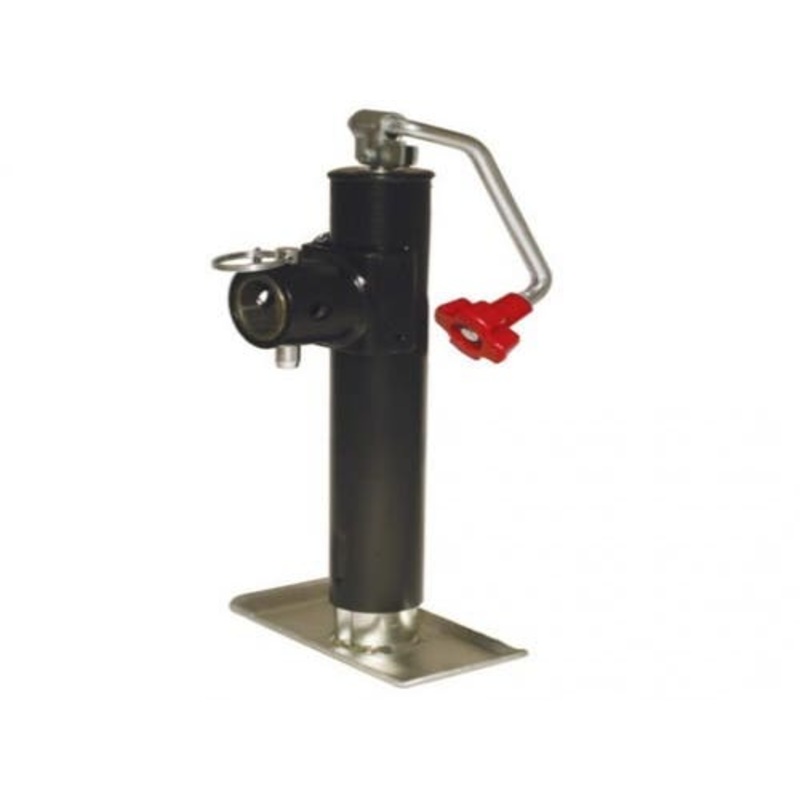 Trailer Top Wind Jack 10" with Zerk Fitting - 2,000 lb. fits Trailer & Towing Trailer Jacks