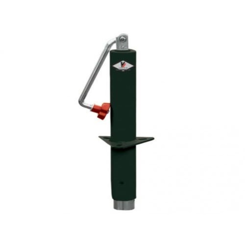 Trailer Top Wind Jack with Zerk Fitting A-Frame 3 Hole Flange - 2,000 lb. fits Trailer & Towing Trailer Jacks