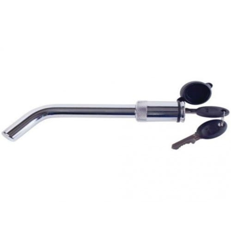 Trailer Tow Locking Hitch Pin 1/2" Chrome Plated 2 Keys fits Trailer & Towing Trailer Hitch Pins