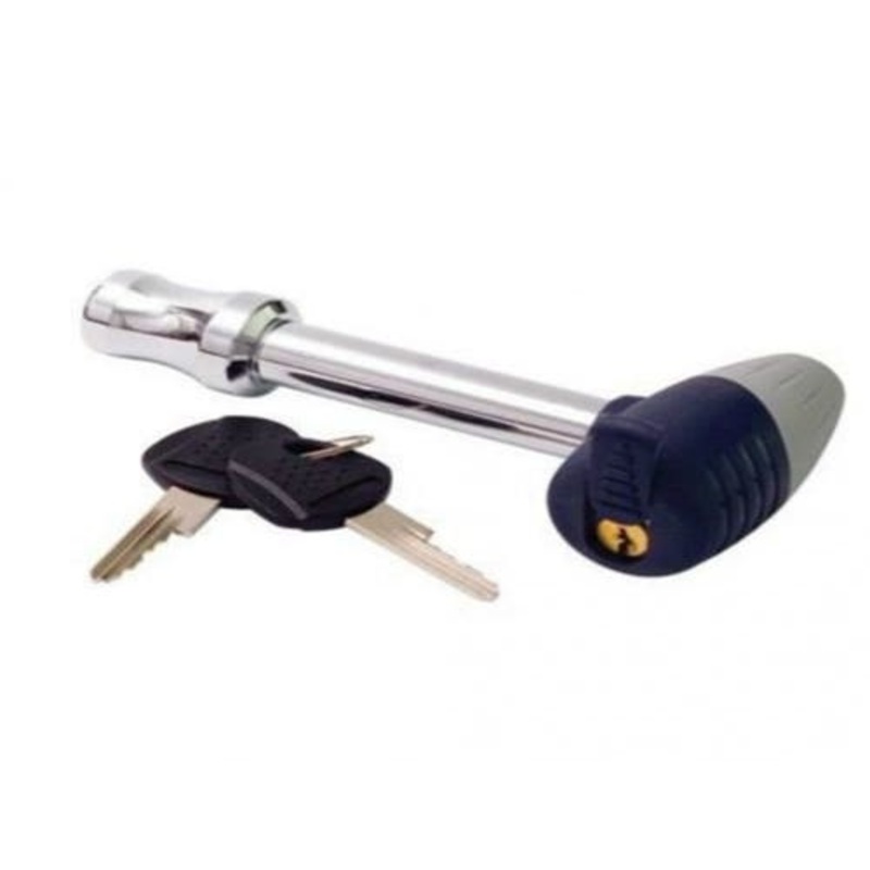 Trailer Tow Swivel Head Locking Hitch Pin 5/8" Chrome Plated 2 Keys fits Trailer & Towing Trailer Hitch Pins