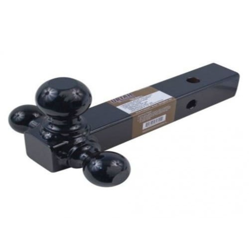 Trailer Tri-Ball Hitch 1-7/8" 2" and 2-5/16" Black Powder Coated fits Trailer & Towing Trailer Ball Mount Hitches