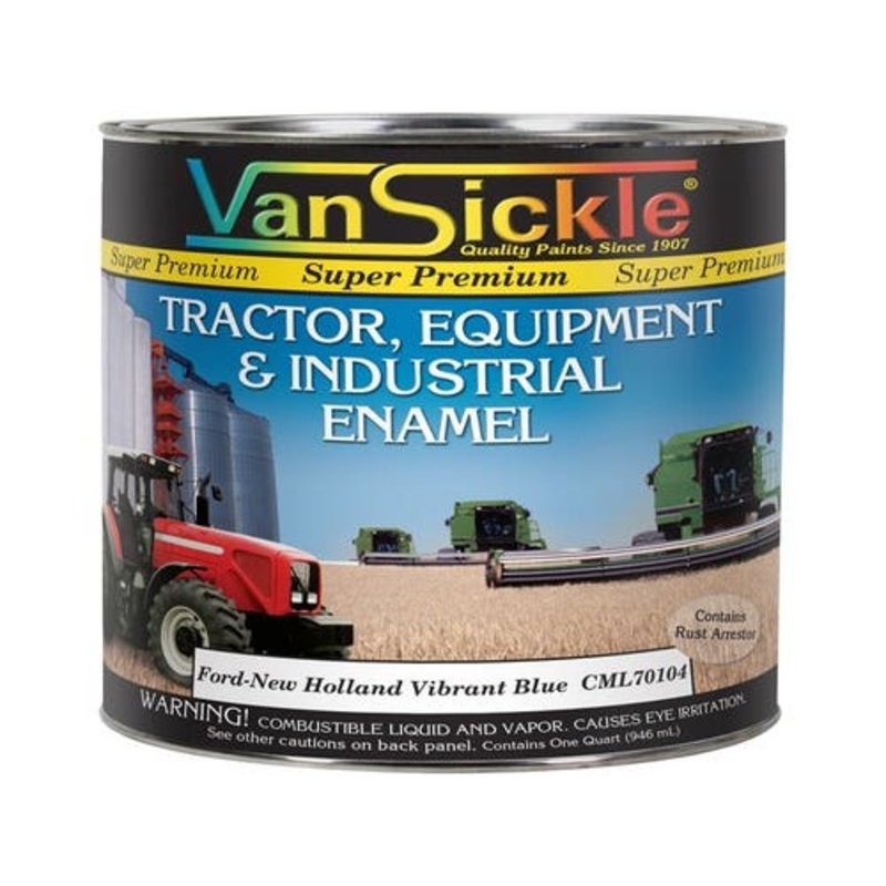 Ford-New Holland Vibrant Blue Tractor Quart fits Paint Ford New Holland fits Ford 86109141DS