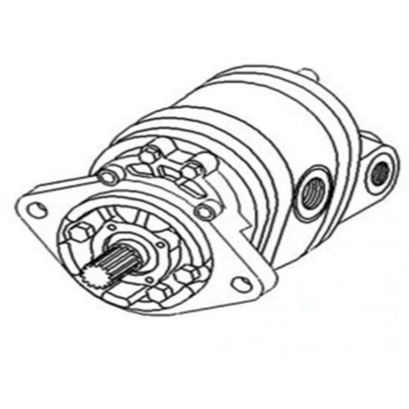 Power Steering Pump - fits Case 580D 580SD 580SE 584D 585D 586D 580D 580SD 580SE 584D 585D 586D D93204 D120526 D126580
