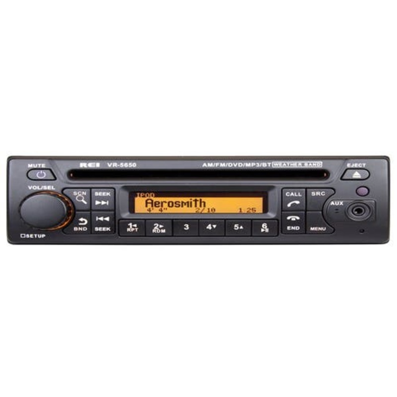 REI Radio VR5650 AM/FM/CD/MP3/WB/PA Stereo Bluetooth