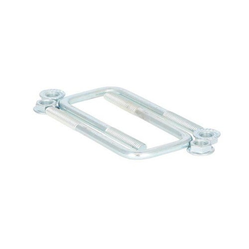 Trailer Axle Square U-Bolt w/Nuts 2" x 5-1/4" x 1/2" 2 Pack fits Trailer & Towing Trailer Hardware