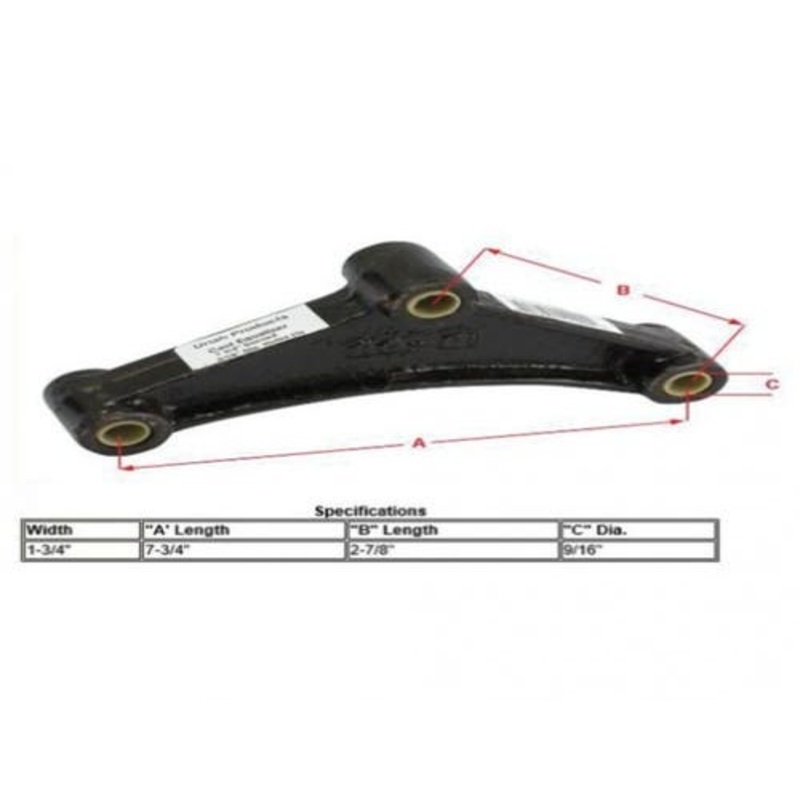 Trailer Hitch Equalizer 7-3/4" Curve x 9/16" Holes fits Trailer & Towing Trailer Hardware