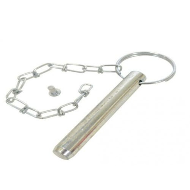 Trailer Jack Collar Mount Jack Pin with Chain 9/16" fits Trailer & Towing Trailer Hitch Pins