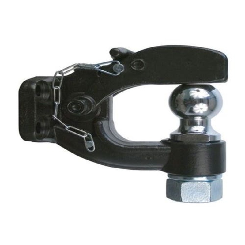 Trailer Pintle Ball Hitch Combo w/2-5/16" Ball - 16,000 lb. GTW fits Trailer & Towing Trailer Ball Mount Hitches