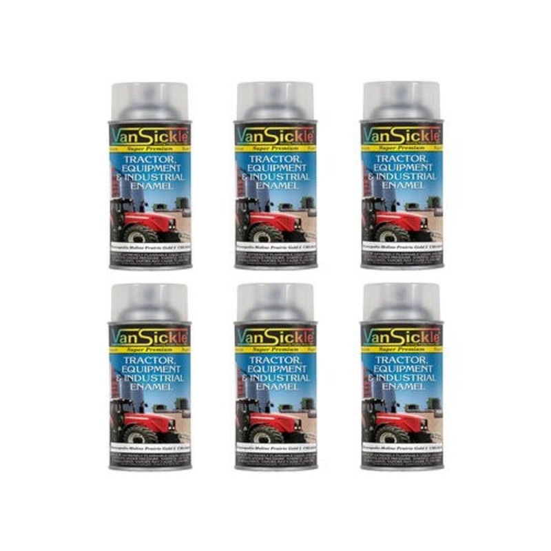 Minneapolis Moline Prairie Gold 2 Tractor Aerosol 6-Pack fits Paint Minneapolis Moline