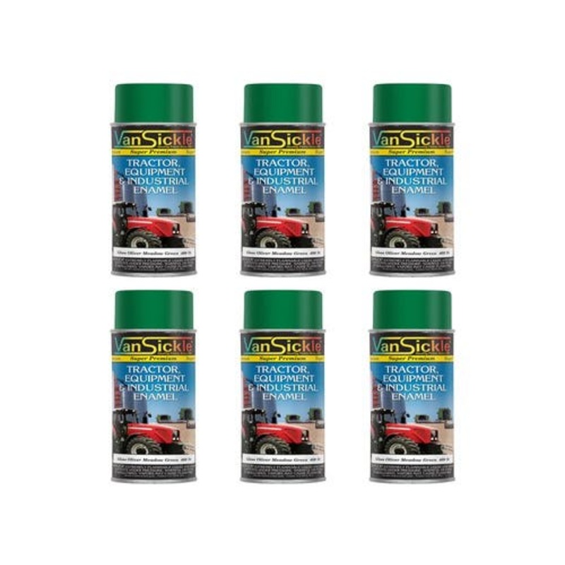 Oliver Meadow Green Tractor Aerosol 6-Pack fits Paint Oliver
