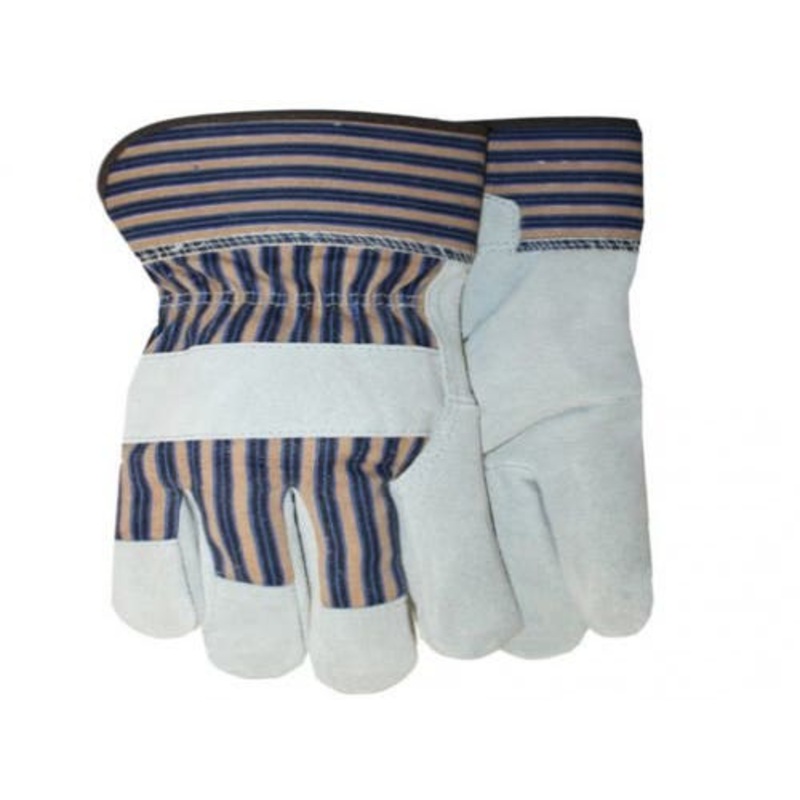 Gloves - Heavyweight Suede Leather Palm Large fits Workwear Gloves
