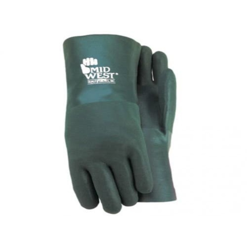 Gloves - PVC Coated Chemical Large fits Workwear Gloves