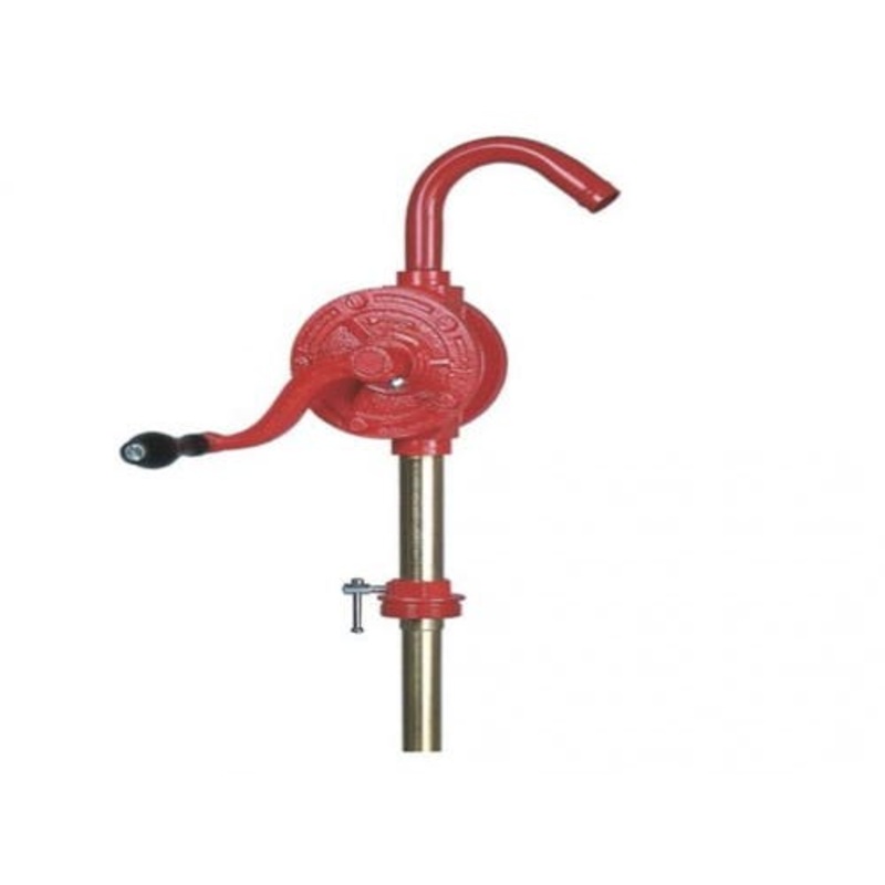 GROZ Dual Direction Rotary Barrel Pump w/1" Inlet and Rigid 3 pc. Suction Tube 15-55 Gallon Drums fits Pumps, Hoses, Nozzles, Filters Transfer Pumps