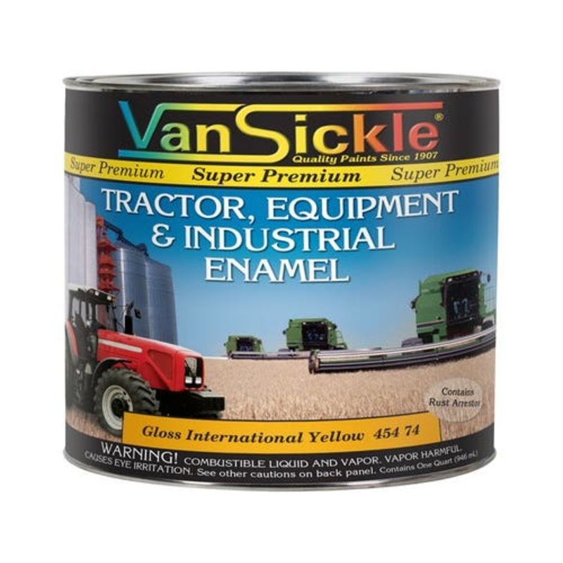 International Yellow Tractor Quart fits Paint International