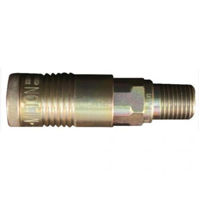 Milton Air Tool Coupler - Male G-Style 1/2" MNPT fits Tools Air Compressor Accessories