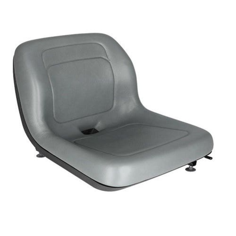 Seat Bucket Vinyl Gray fits New Holland C175 L160 L170 L175 L180 L185 LS160 LS170 LS180 LX865 LX885 LB75 LB90 LB110 LM430 790501 E7NN400ED fits Ford