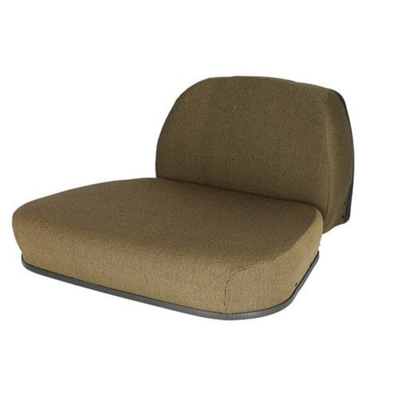 Seat Cushion Set - Fabric Dark Brown fits John Deere 2355 4030 4040 4050 4230 4240 4250 4320 4430 4440 4450 4455 4630 4640 4650 4755 4840 4850 8430