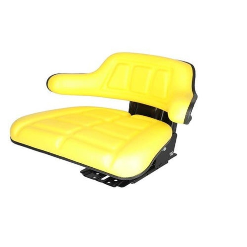 Seat Flip-up Grammer Style Vinyl Yellow fits FIAT 55-66 60-66 65-93 70-66 72-93 80-66 82-93 0278205 fits Ford 5161727 fits Massey Ferguson 1672345M91