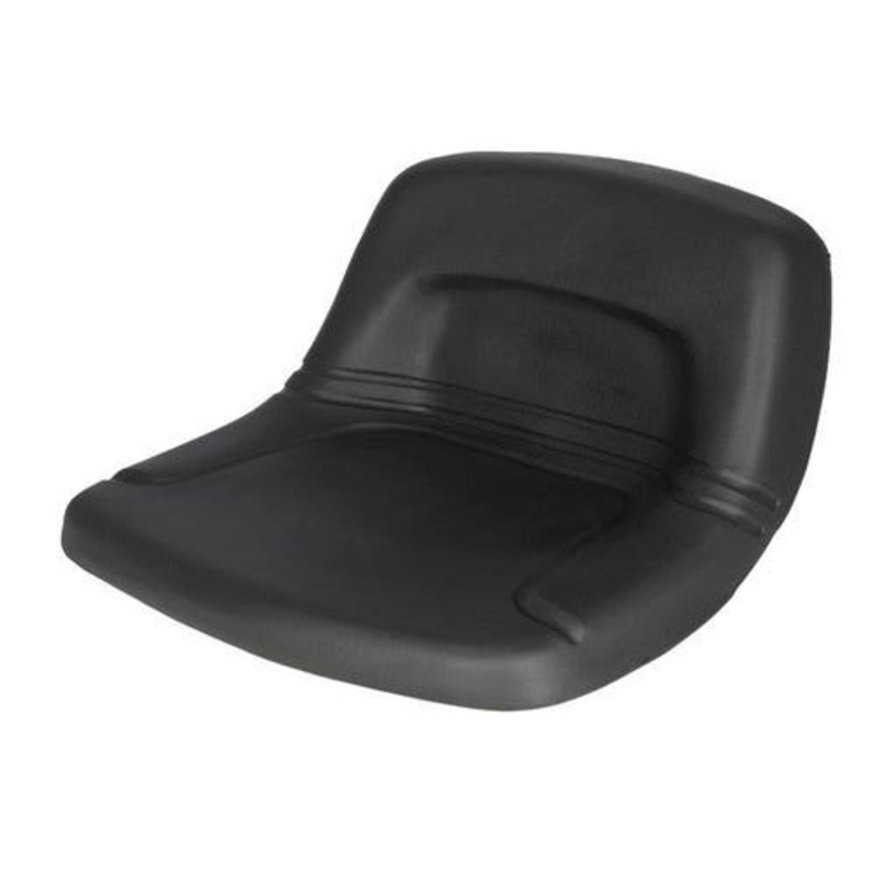 Seat High Back Steel Pan Black Talon Black Vinyl